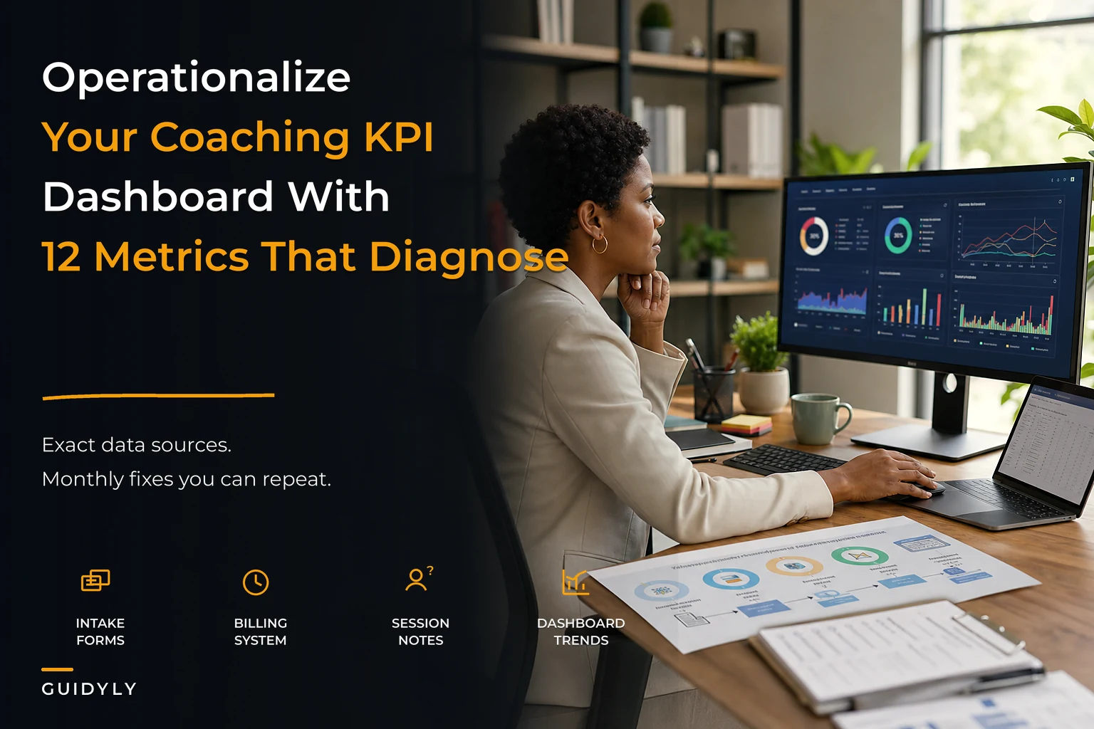 Operationalize Your Coaching KPI Dashboard: 12 Metrics, Exact Data Sources and a Monthly Diagnosis Checklist