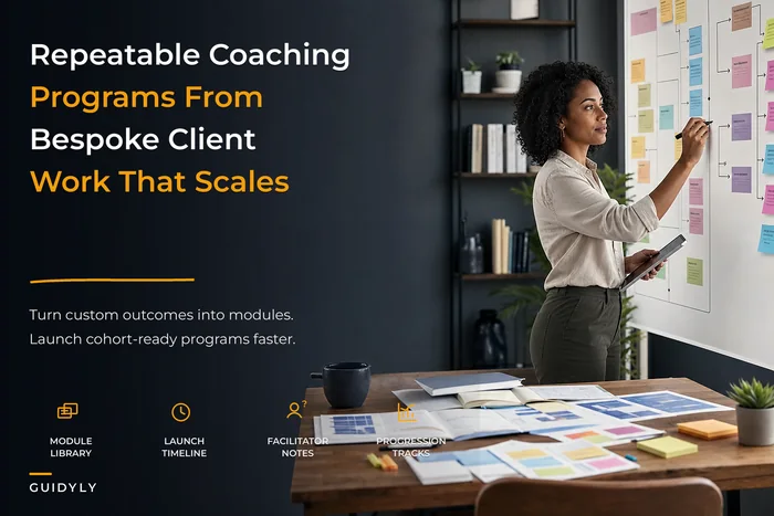 Productize Bespoke Coaching Work: A Modular Program System with Templates, Progression Maps and a Launch Checklist