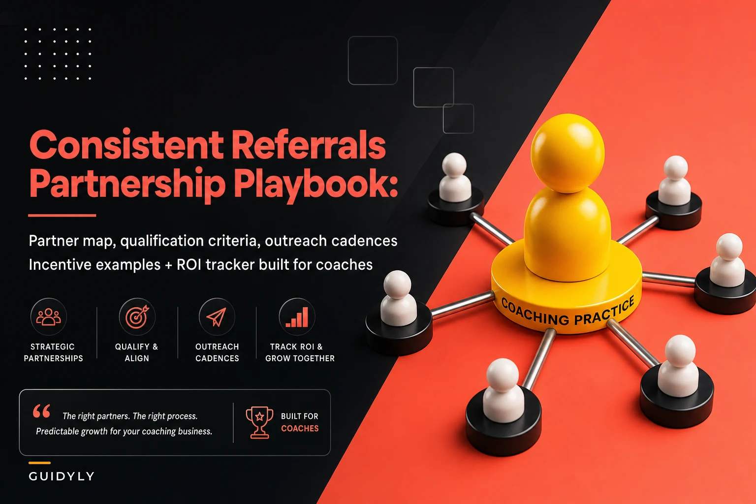 Struggling to Get Consistent Referrals? A Partnership Playbook with Partner Map, Outreach Cadence and ROI Tracker for Coaches