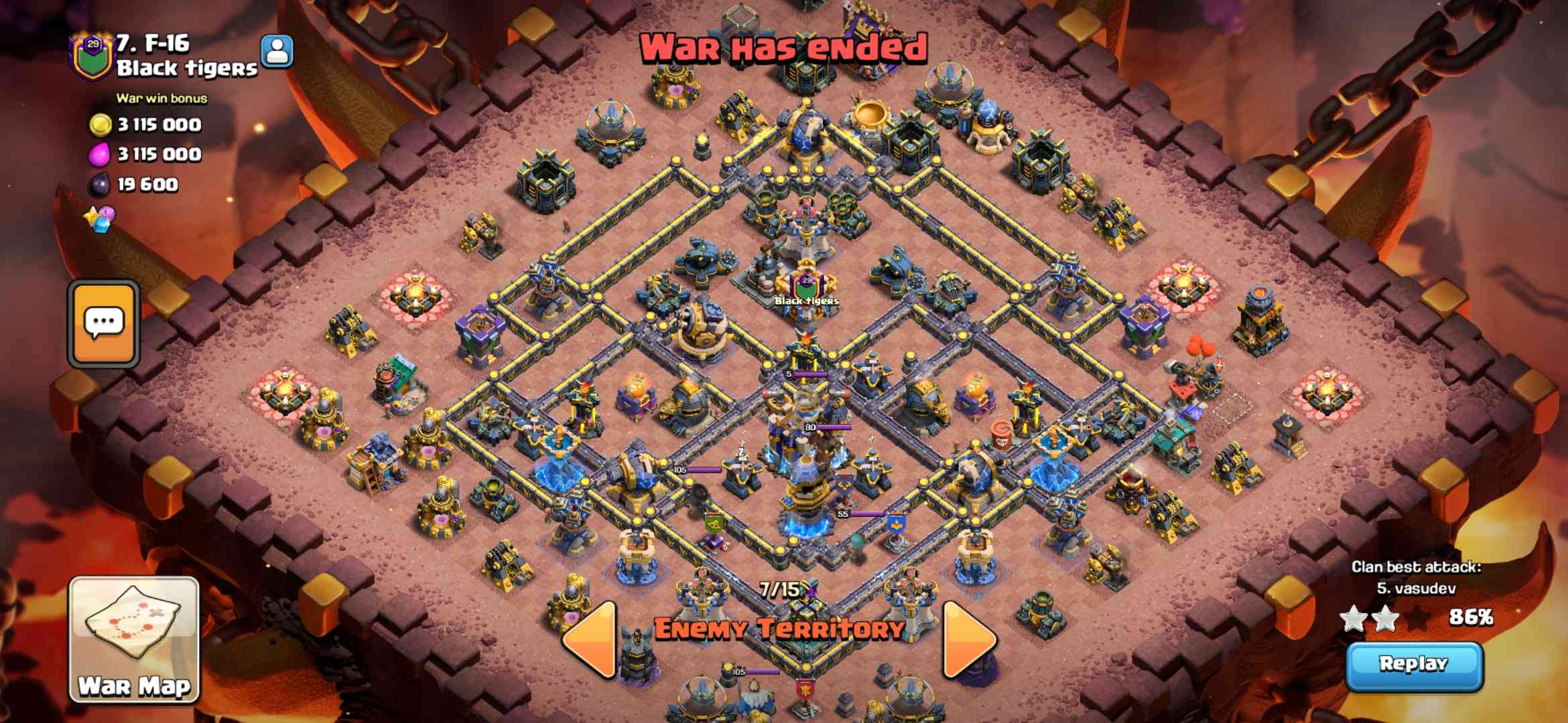 TH18 war base layout - TH18
