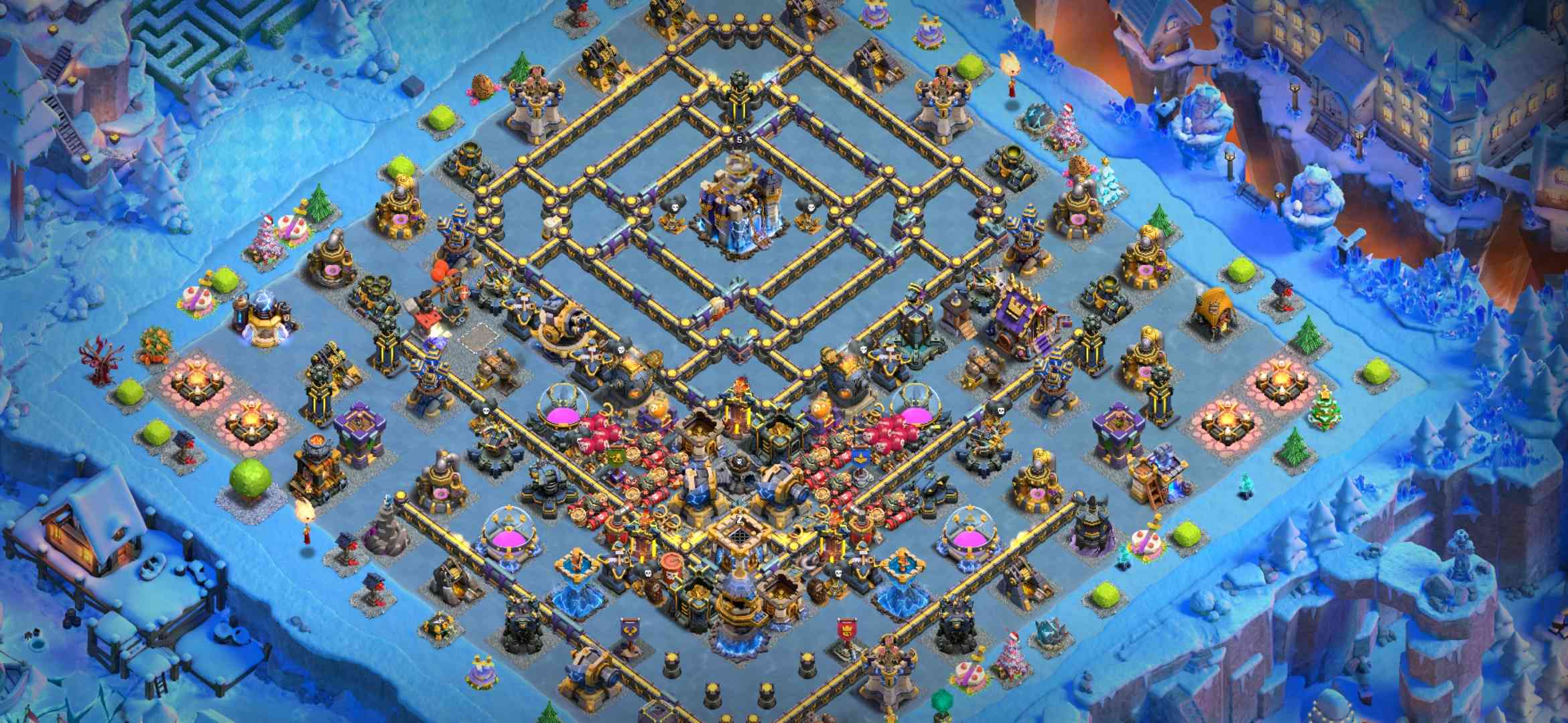 TH18 trophy base layout - TH18 Trophy Base