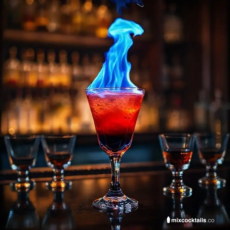 Flaming Lamborghini