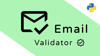 Email validator using Python logo