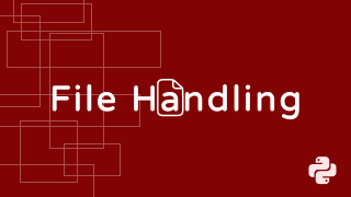 File Handling in Python logo