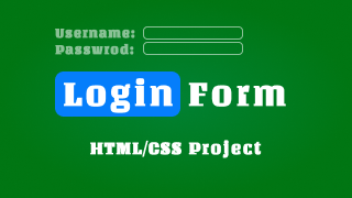 Login Form - HTML/CSS Project logo