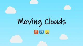 Moving Clouds - HTML/CSS/JS Project logo