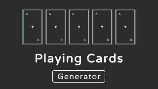 Playing Cards Generator (Text Based) logo