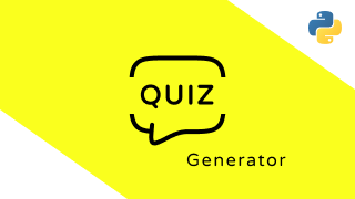 Quiz Generator - Python OOP Project logo