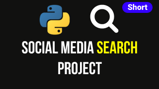 Social media Search Project - Python JSON Fundamentals logo