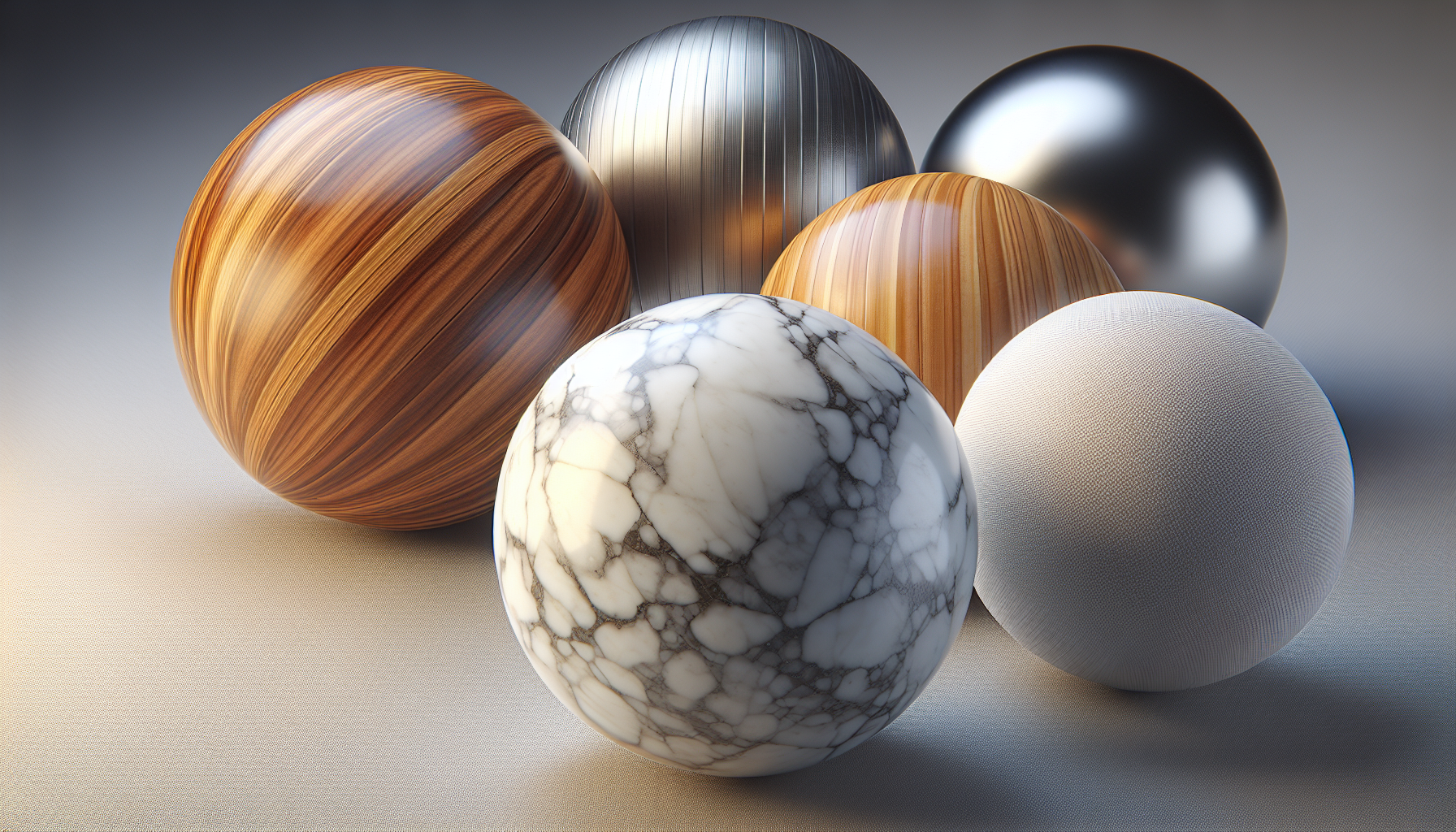 Textures and material samples