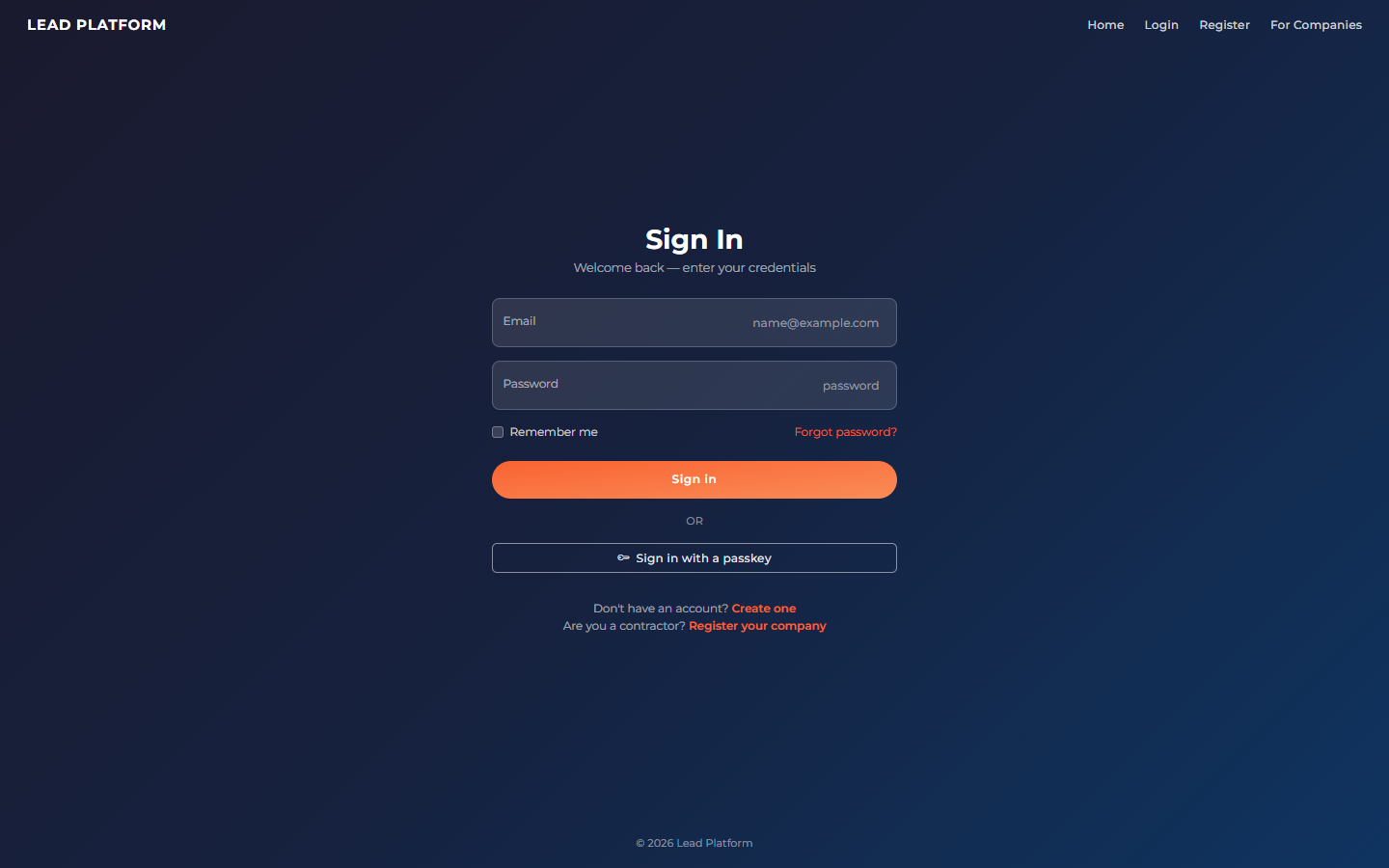 Lead Generation Platform — B2B/B2C Marketplace for Home Improvement 3