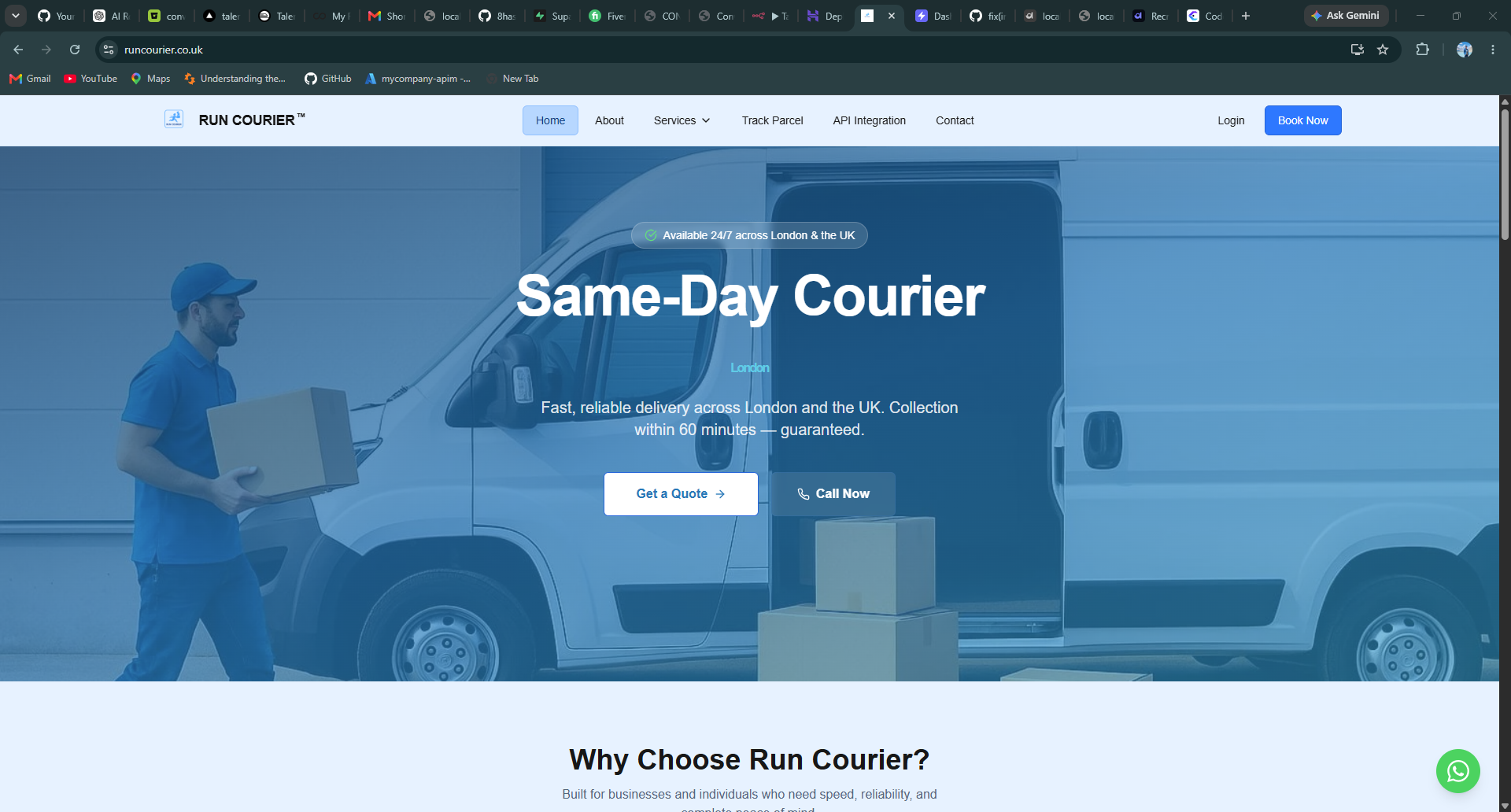 Run Courier — Same-Day Courier & Logistics Platform 2