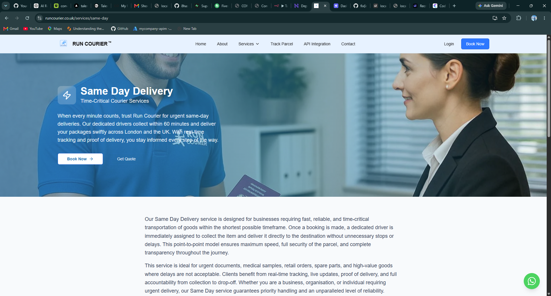 Run Courier — Same-Day Courier & Logistics Platform 4