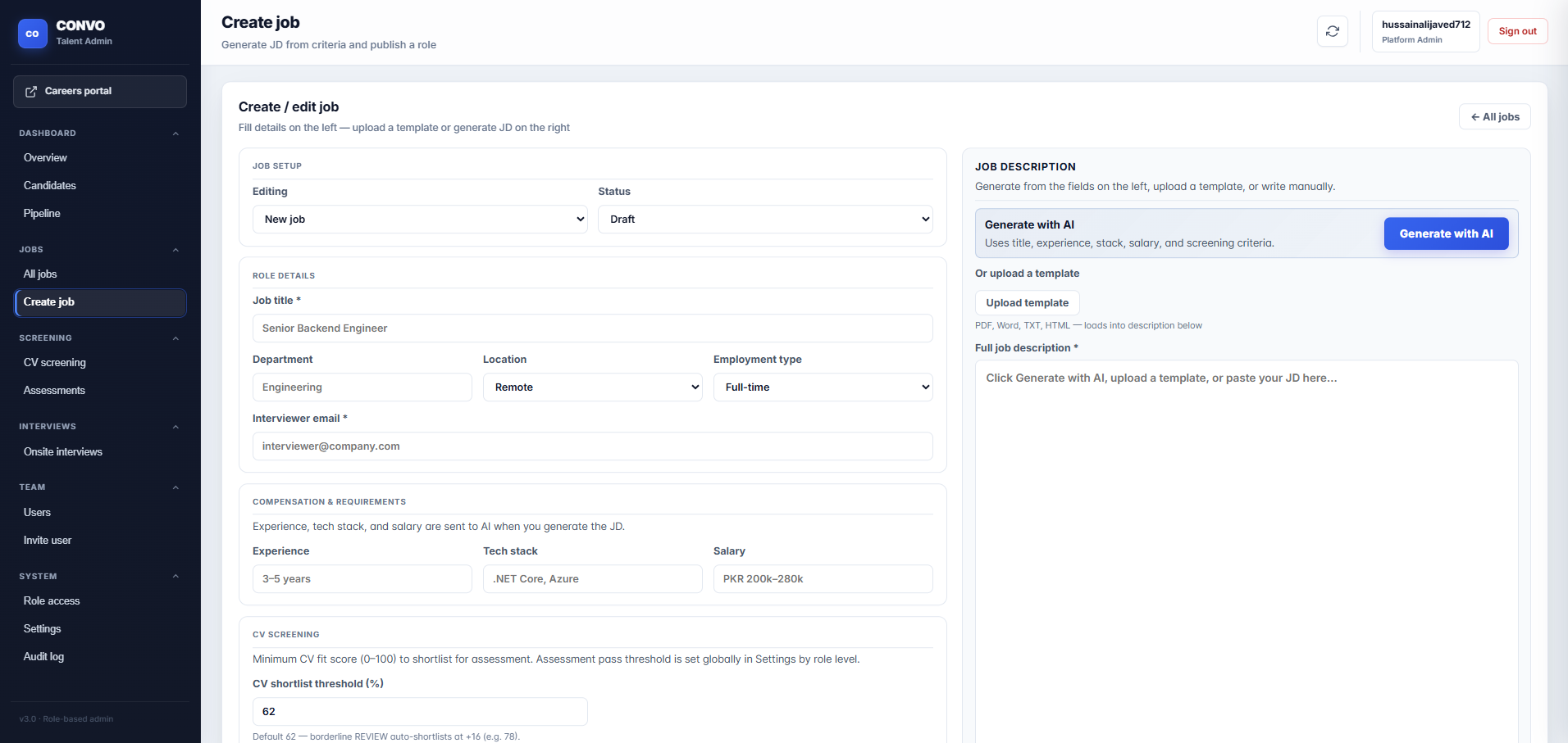 Talent Acquisition — AI-Powered Recruitment & Assessment Platform 6