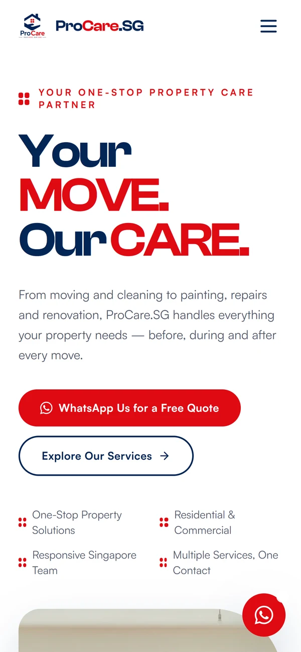 ProCare.SG — Property Care Website & Admin Platform 7