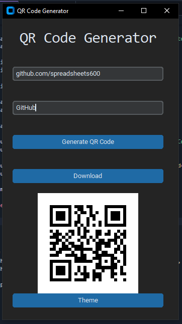 QR Code Generator GUI