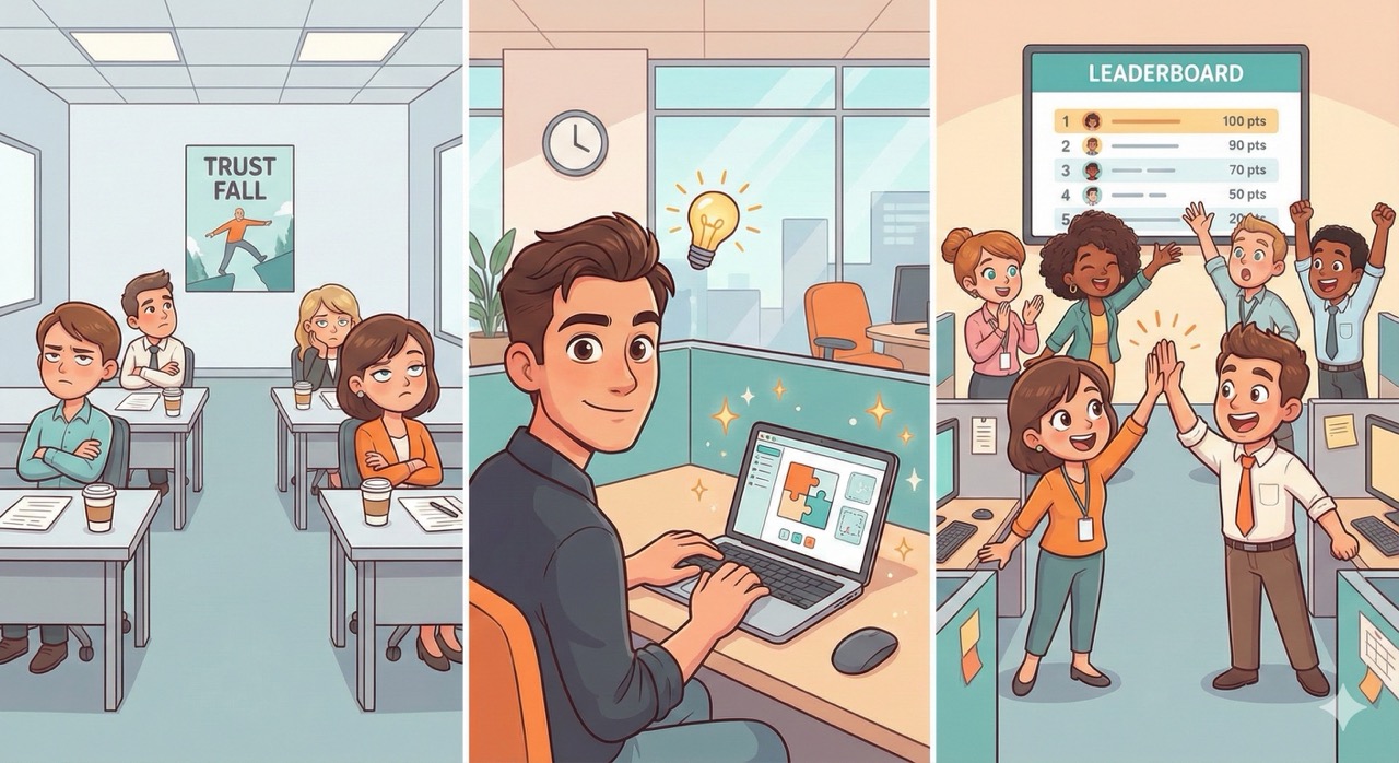 Team building transformation - from dreaded seminar to energized collaboration with Wayrove