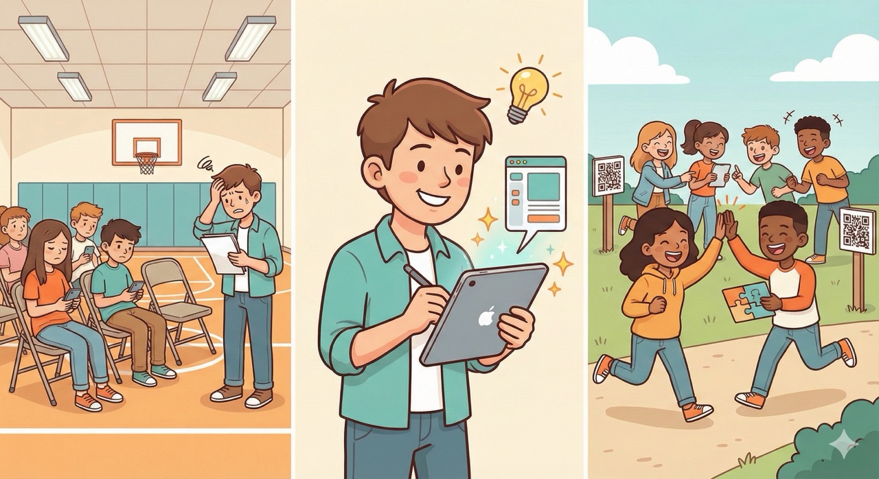 Youth group transformation - from disengaged teens to excited adventure participants with Wayrove quest