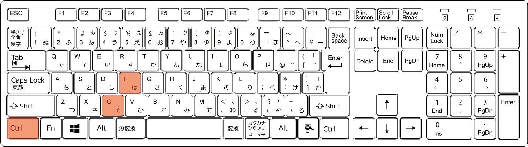 キーボード画像