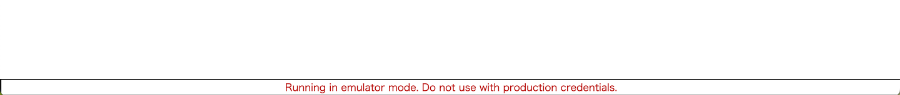 エミュレータ起動中