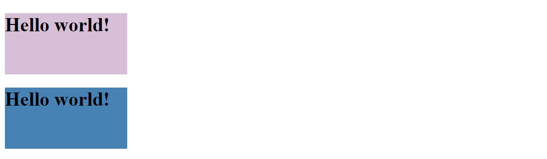 CSS margin