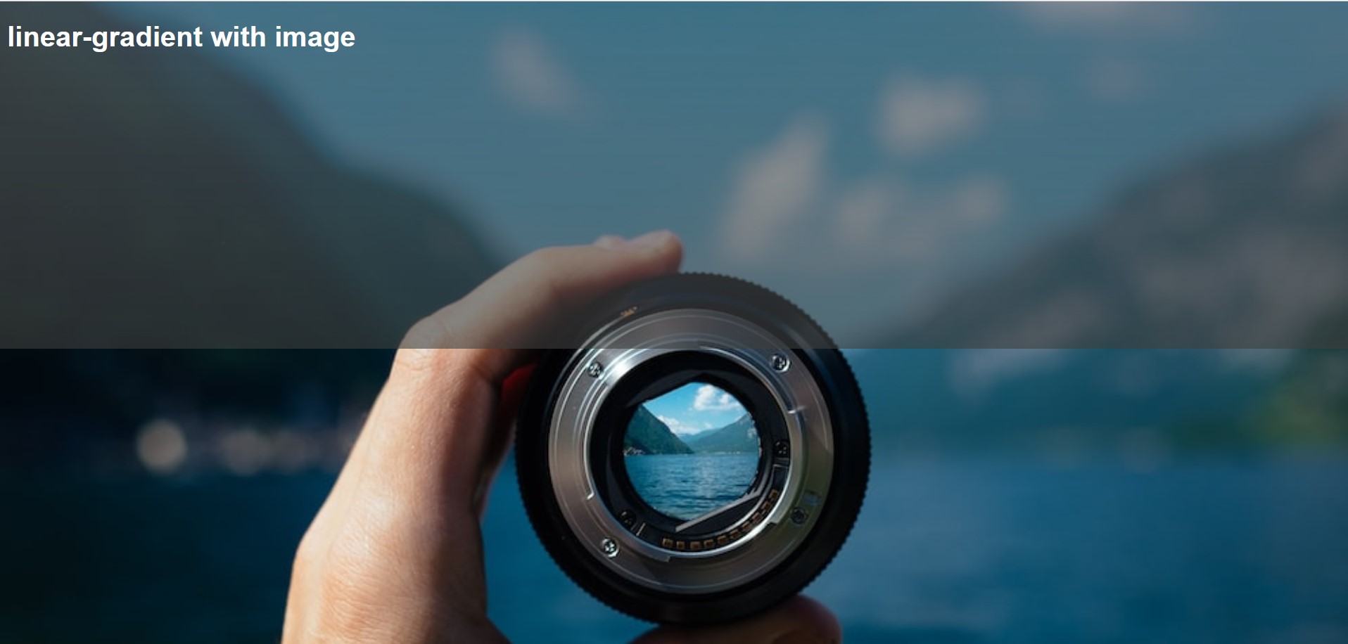 CSS Linear-gradient with image