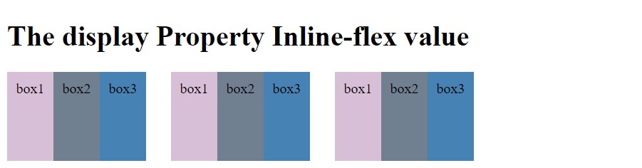 CSS display