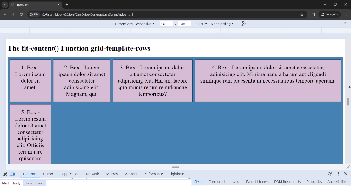 CSS grid