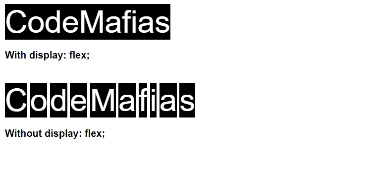 Remove the space between inline element