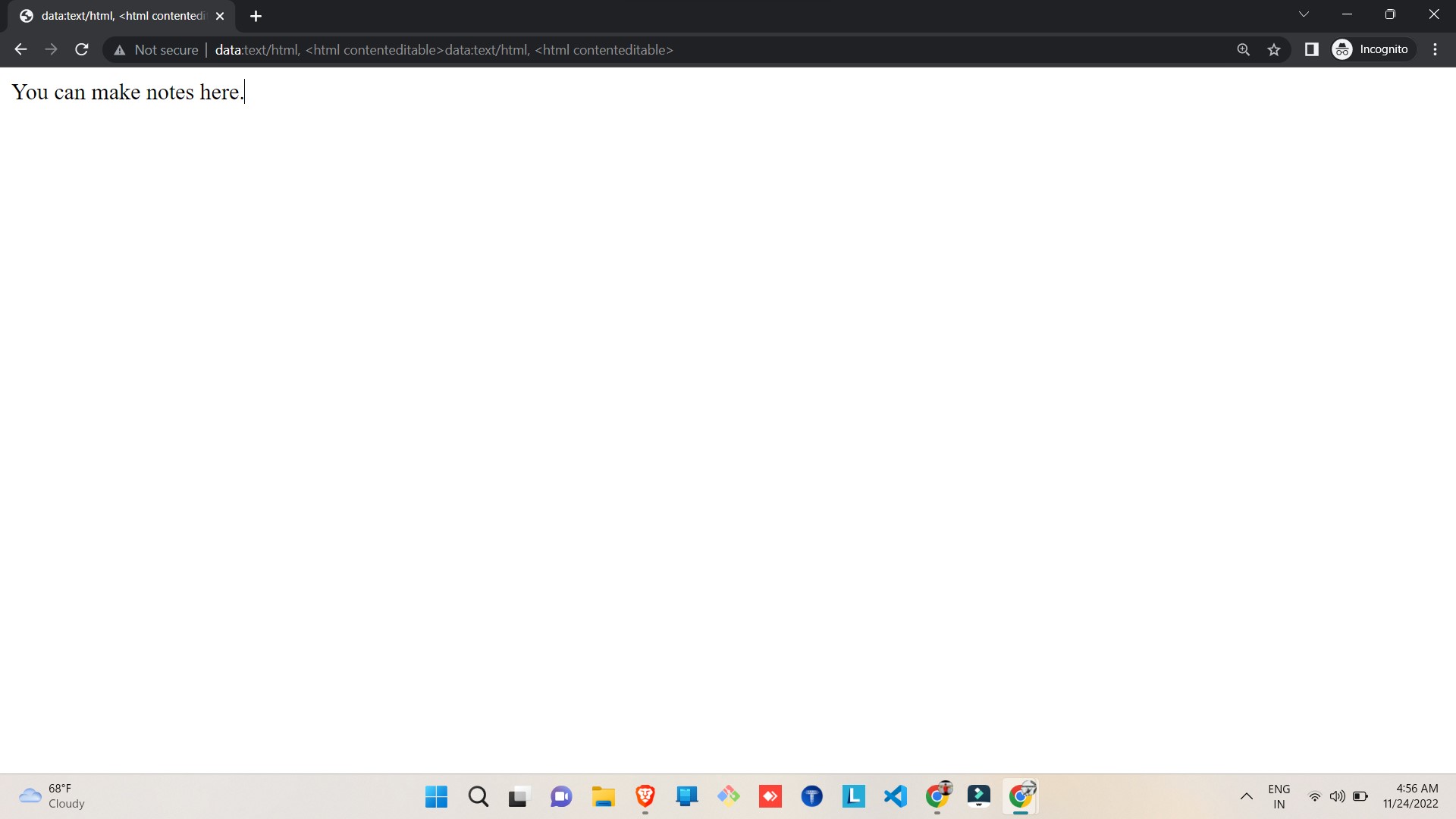 Code snippet 