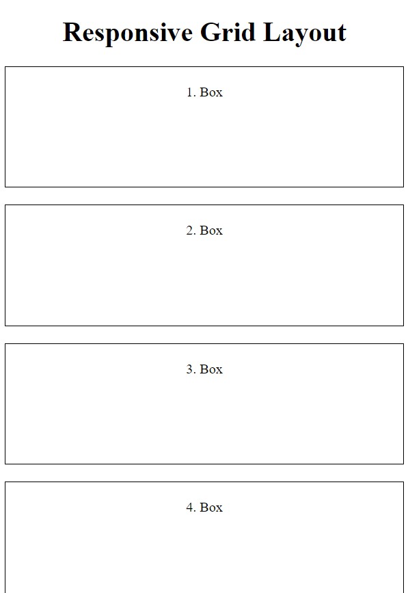 CSS grid responsive layout