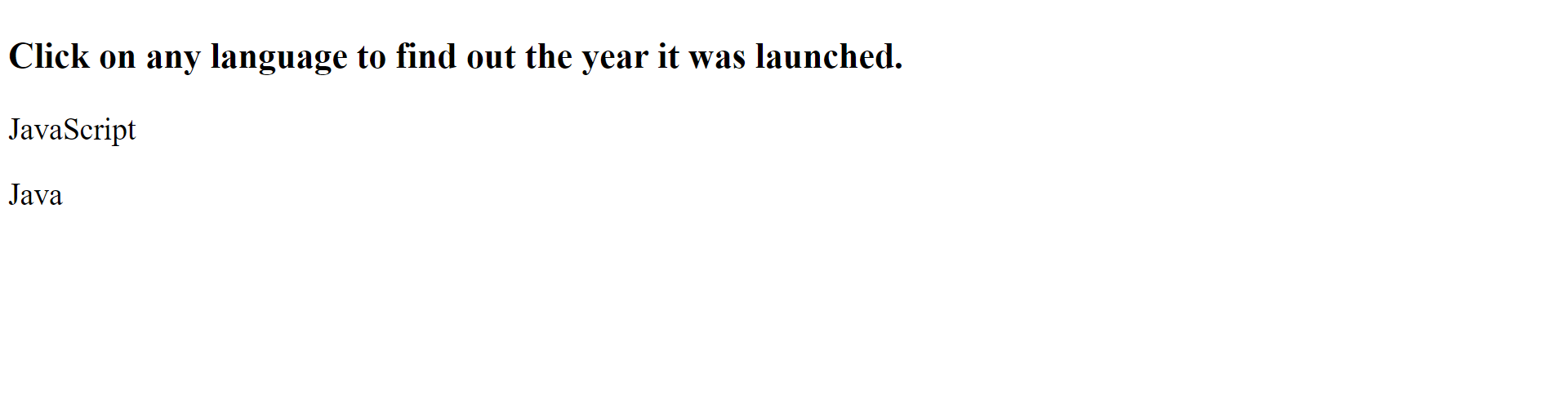 HTML data attribute