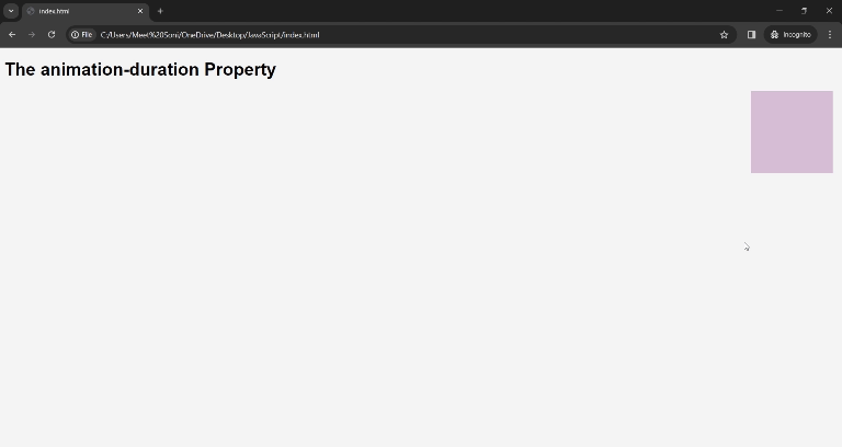 CSS Animation