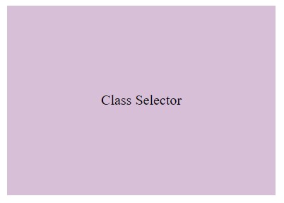 CSS Class selector 