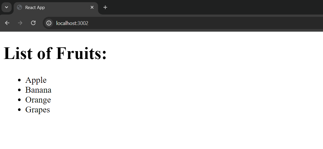 React Map Method