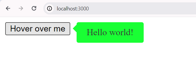 React Toooltip