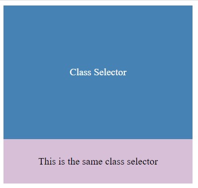 CSS Class selector