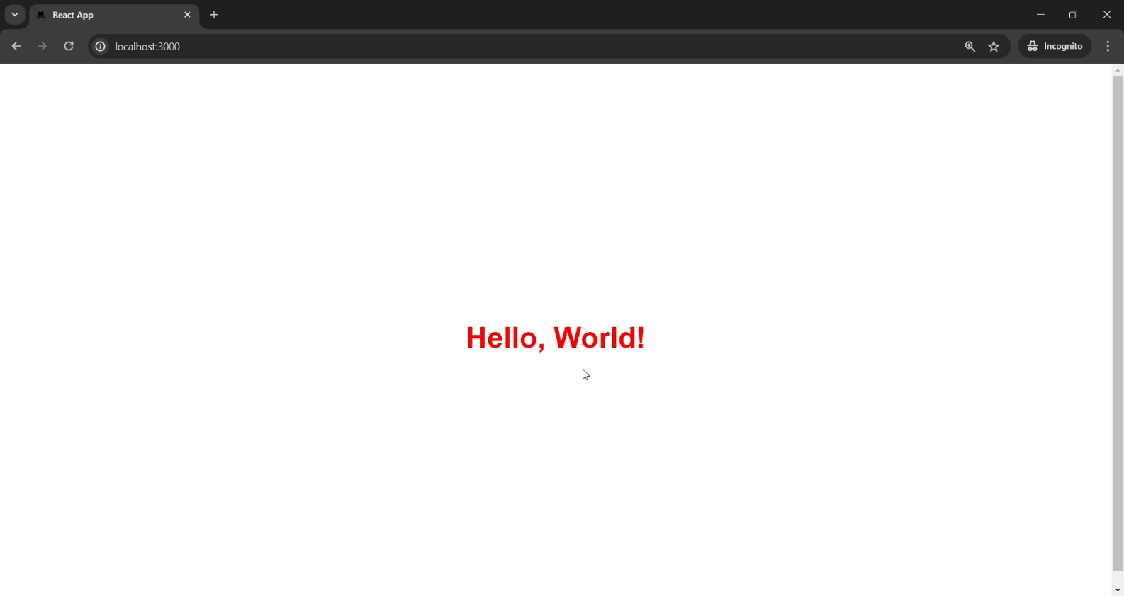 Inline style in React