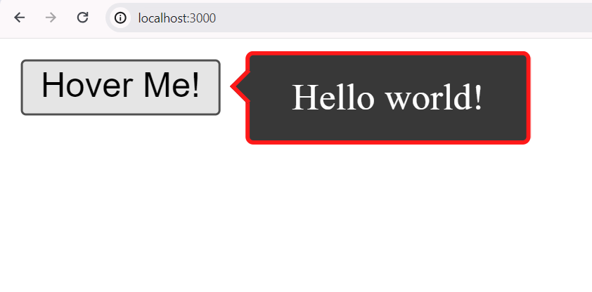 React Toooltip