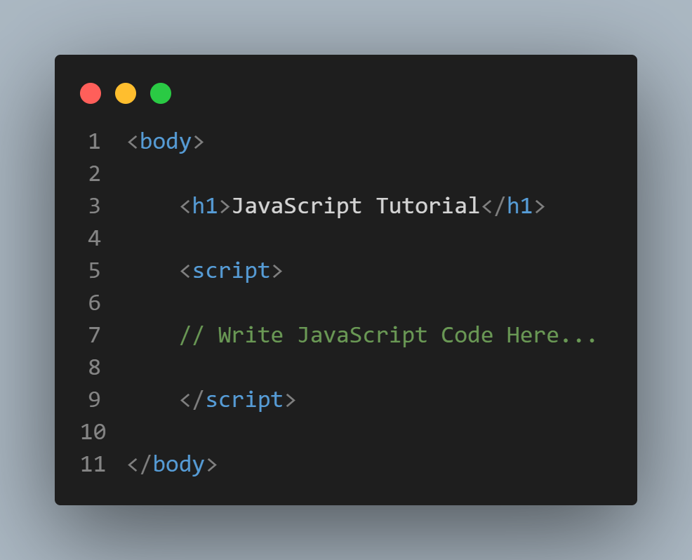 Running JavaScript in Web Browser