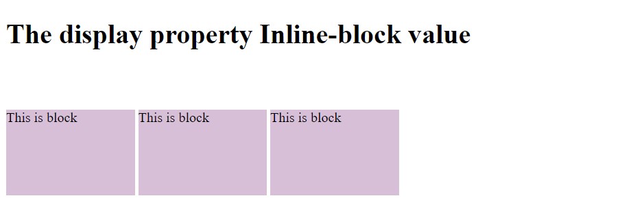 CSS display