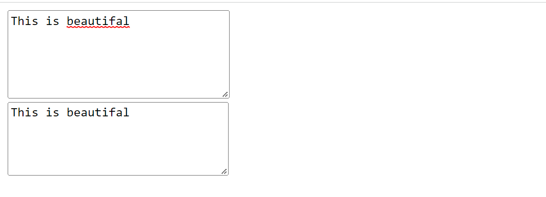 HTML spell check atrribute