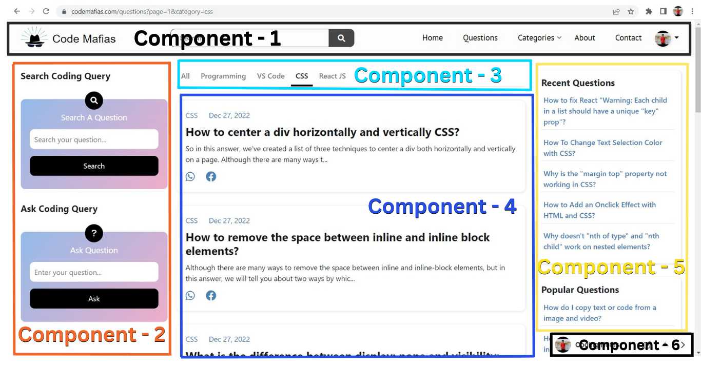 React component 