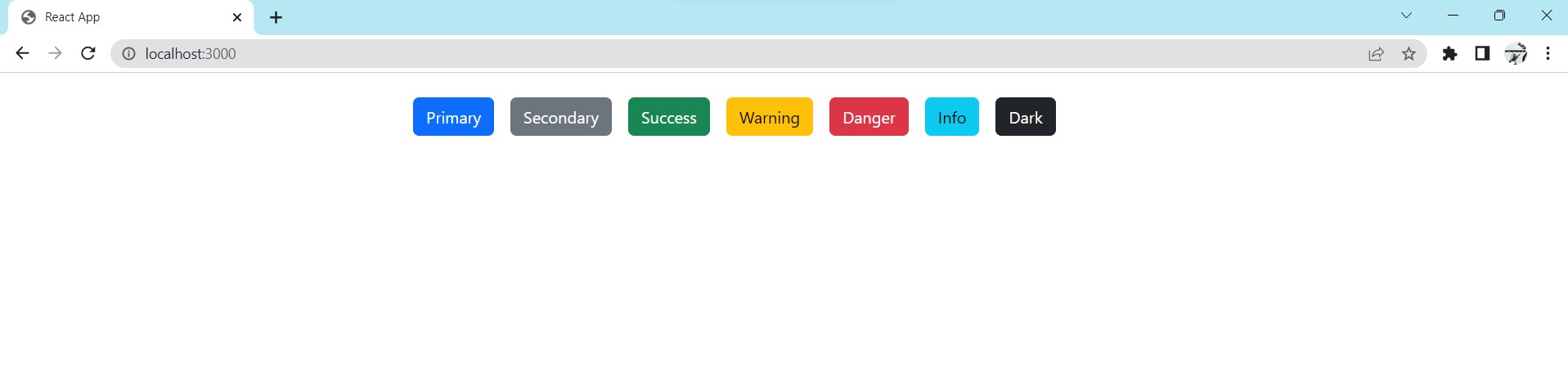 React bootstrap button
