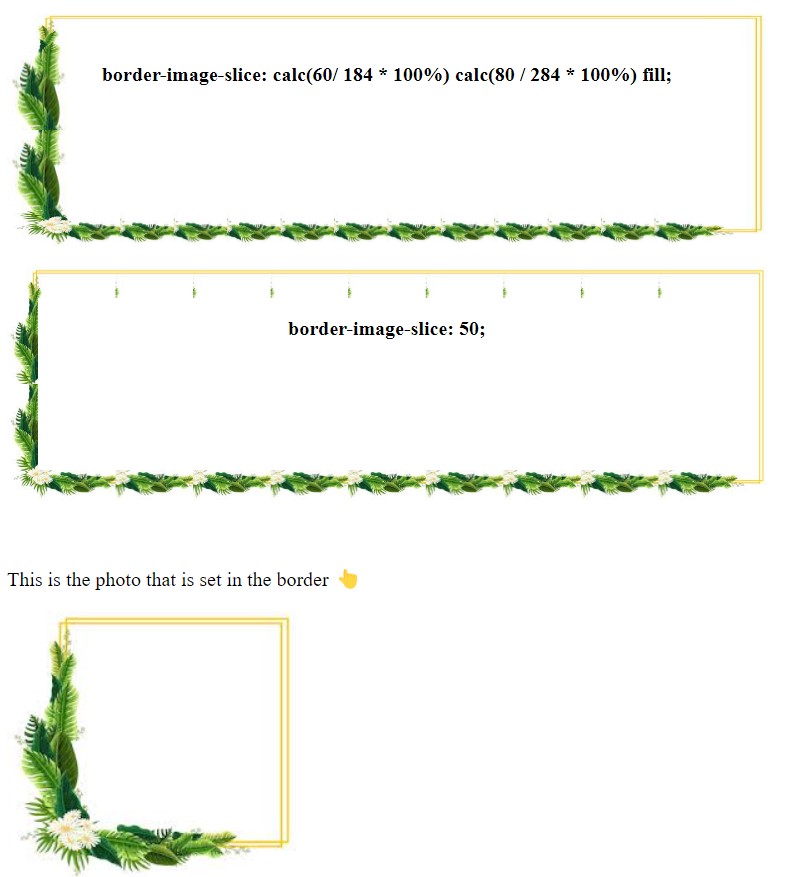 CSS border