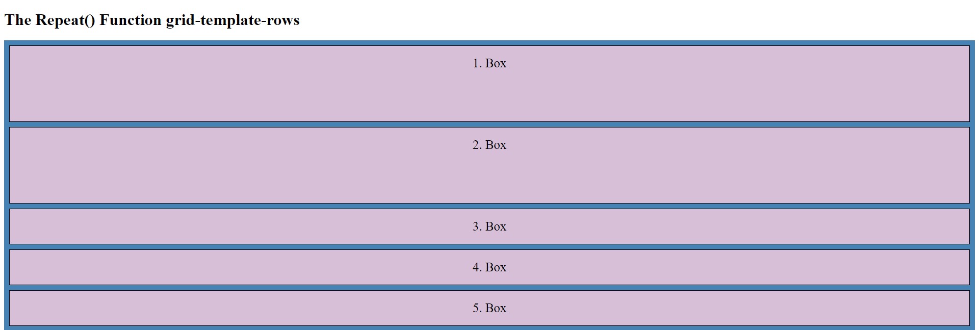 CSS grid