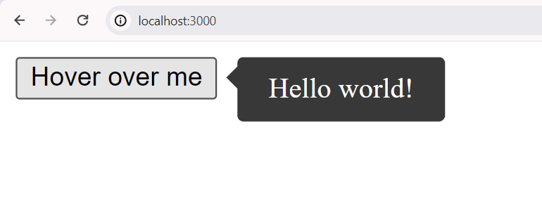 React Toooltip