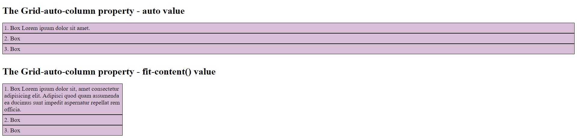 CSS grid