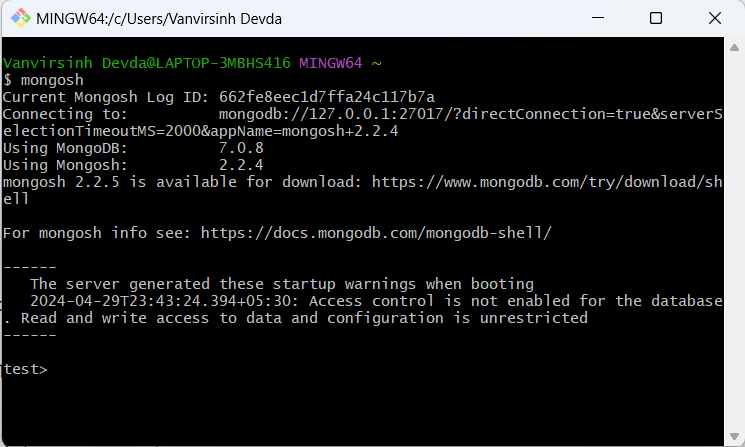 How to install MongoDB in windows in 2024