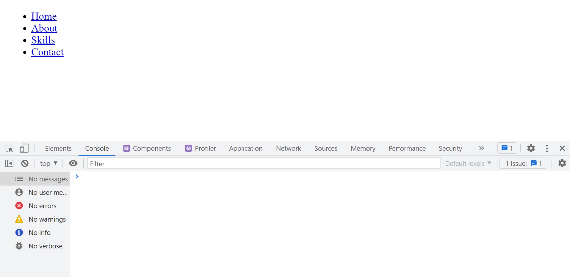 React Error